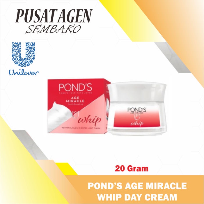 PONDS AGE MIRACLE WHIP DAY CREAM 20 G GR POND'S YOUTH BOOSTING KRIM PAGI 20G 20GR