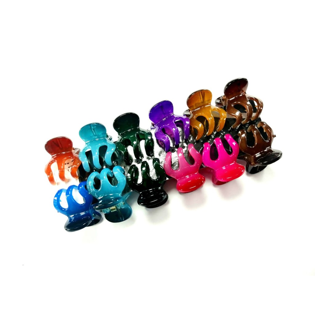 Sepasang Jedai Mini Warna Warni Jepit Rambut Mini Sepasang Jedai Mini Warna Warni Jepit Rambut Mini