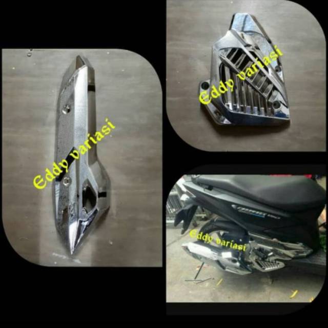 VARIASI VARIO 150 NEW 125 LAMPU LED CHROME
