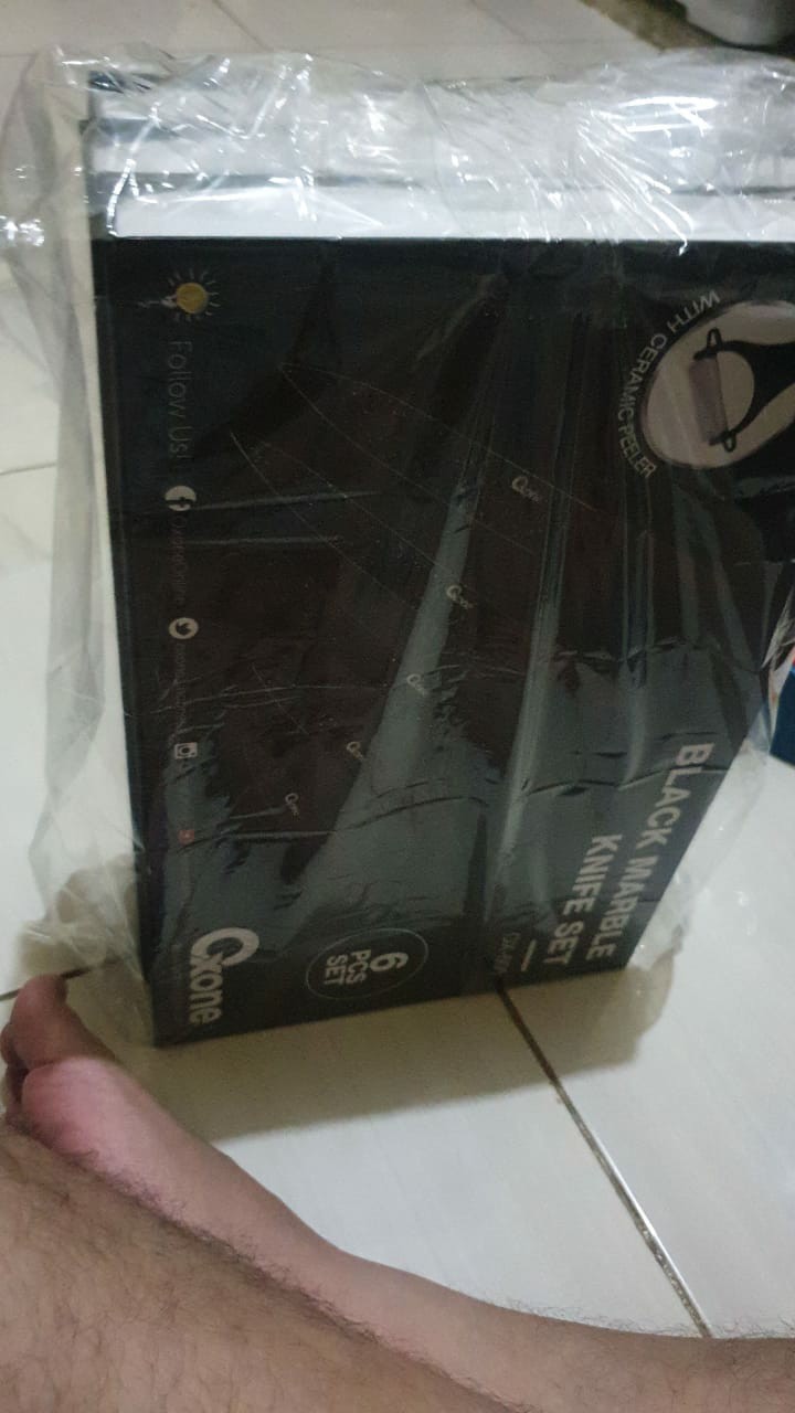 Oxone Onyx Black Knife Set/pisau Set Ox-609n Original 100%