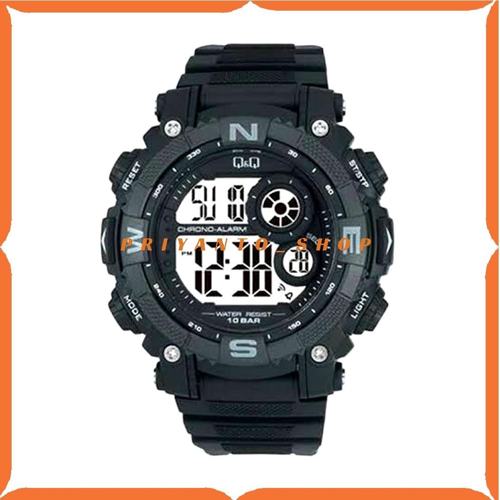 Strap tali jam Sport QnQ Q&amp;q QnQ M-133 Q&amp;q M133 QnQ M 133 Hitam