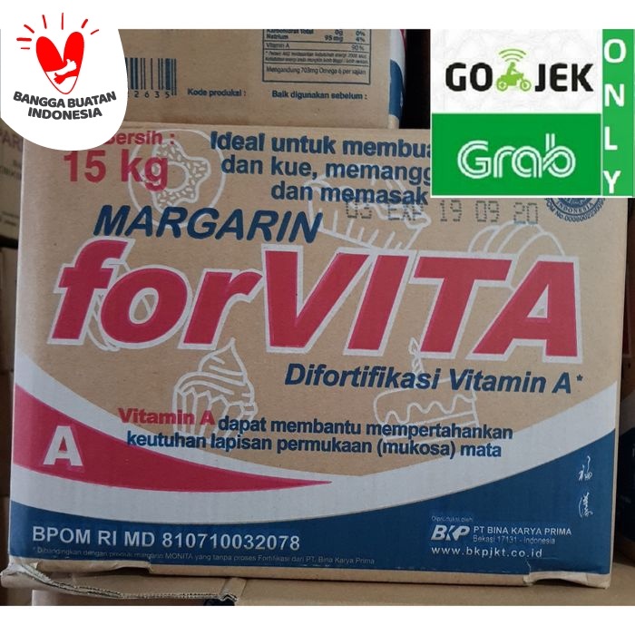 

Ee51F10 Mentega Forvita 15Kg Margarin / Margarine 15 Kg - Gosend Only / Grosir 6ddv