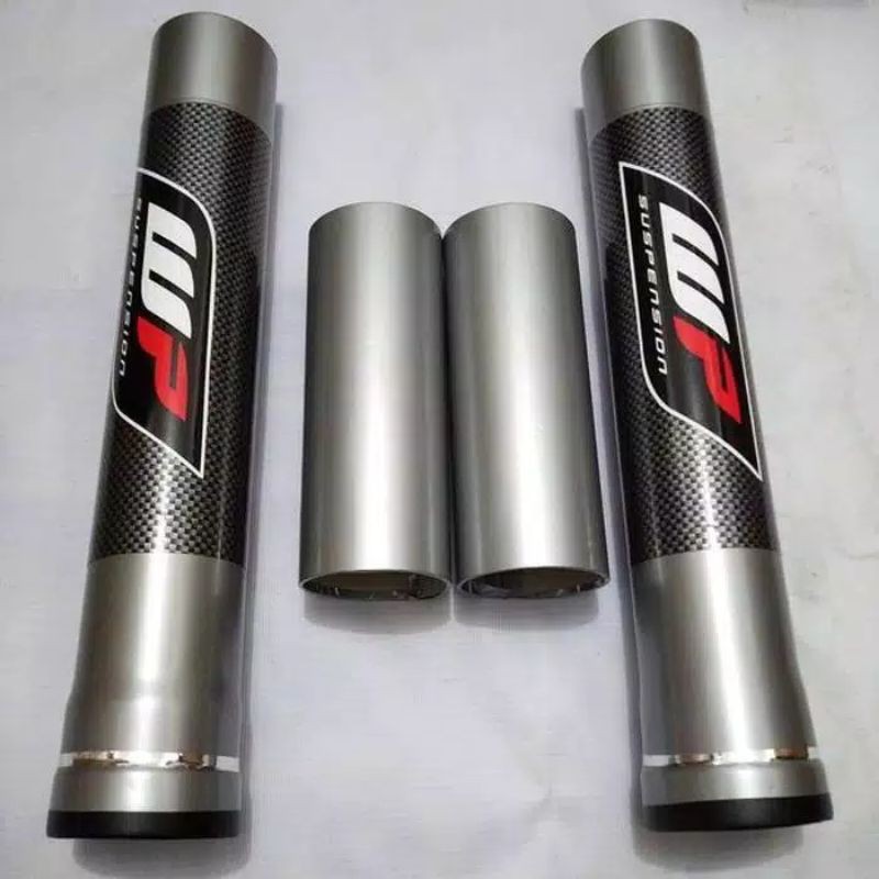 Cover Shock Depan Besar CRF 150L Abu Abu model real Jump
