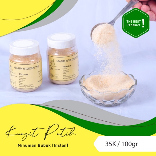 

Minuman Bubuk Kunyit Putih (tanpa pengawet)