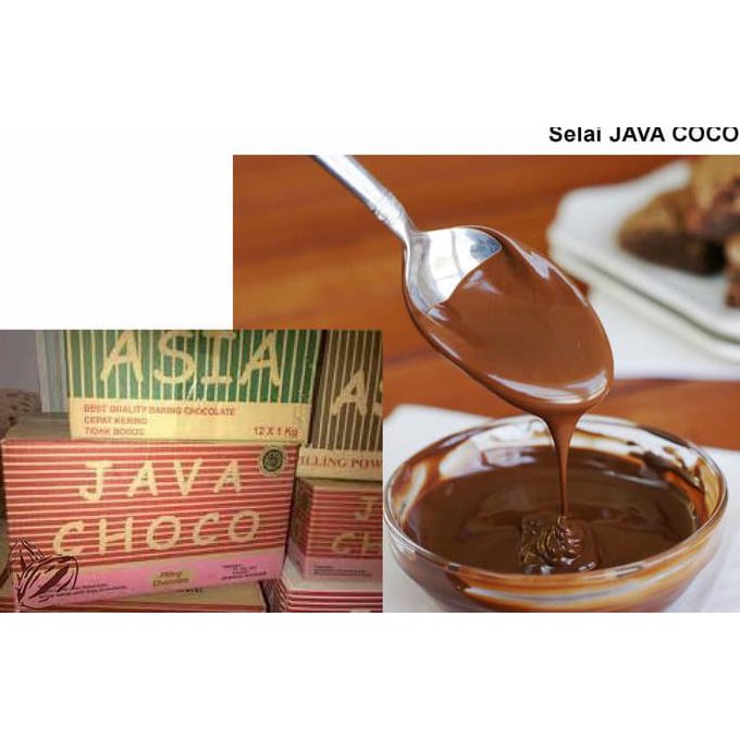

BEST SELLER Selai Coklat JAVA CHOCO 1Kg (Repack)