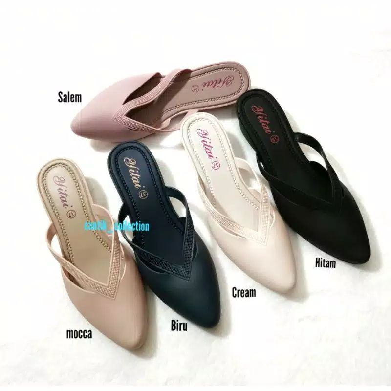 Sandal Selop Wanita Yitai Tali 5025 - Sandal Jelly Wanita Yitai 5025-Sandal