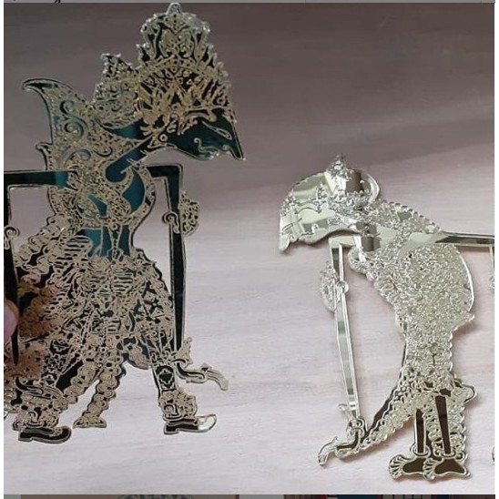 Jual Aksesoris Mahar Wayang Rama Shinta Akrilik Gold Indonesia|Shopee ...