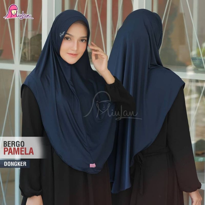 JILBAB INSTAN BERGO PAMELA JERSEY/ INSTAN BERGO PAMELA