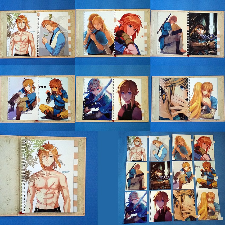 

Pembatas Binder Organizer Breath Of The Wild Link 1 Set Isi 12 Lembar Laminasi Glossy Murah