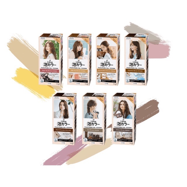 LIESE Creamy Bubble Hair Color All Variant
