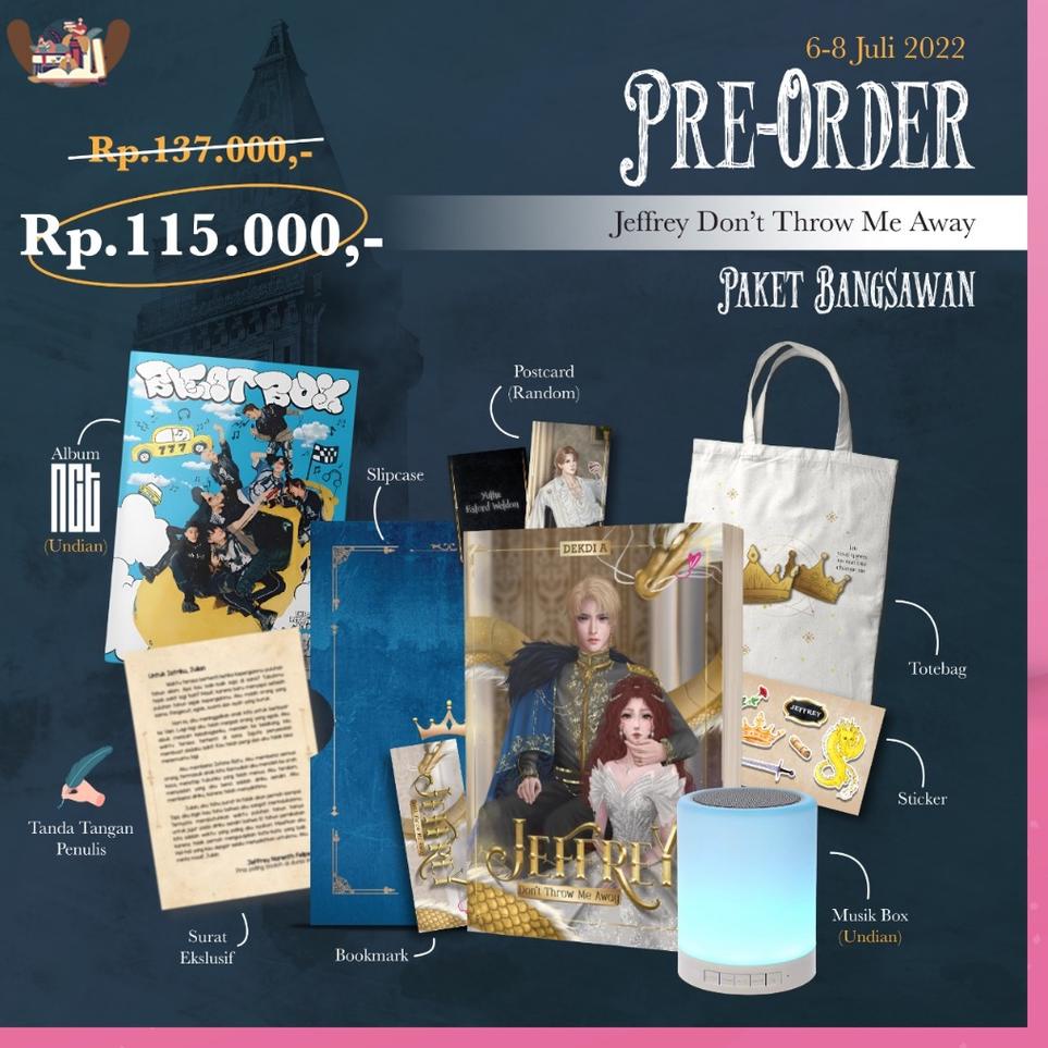 Terbagus.. Ready  Novel  JEFFREY DON’T THROW ME AWAY karya  Dekdi A