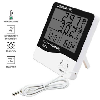 Jual HTC-2 - 3 Row Display - In/Out Thermometer, Hygrometer & Clock