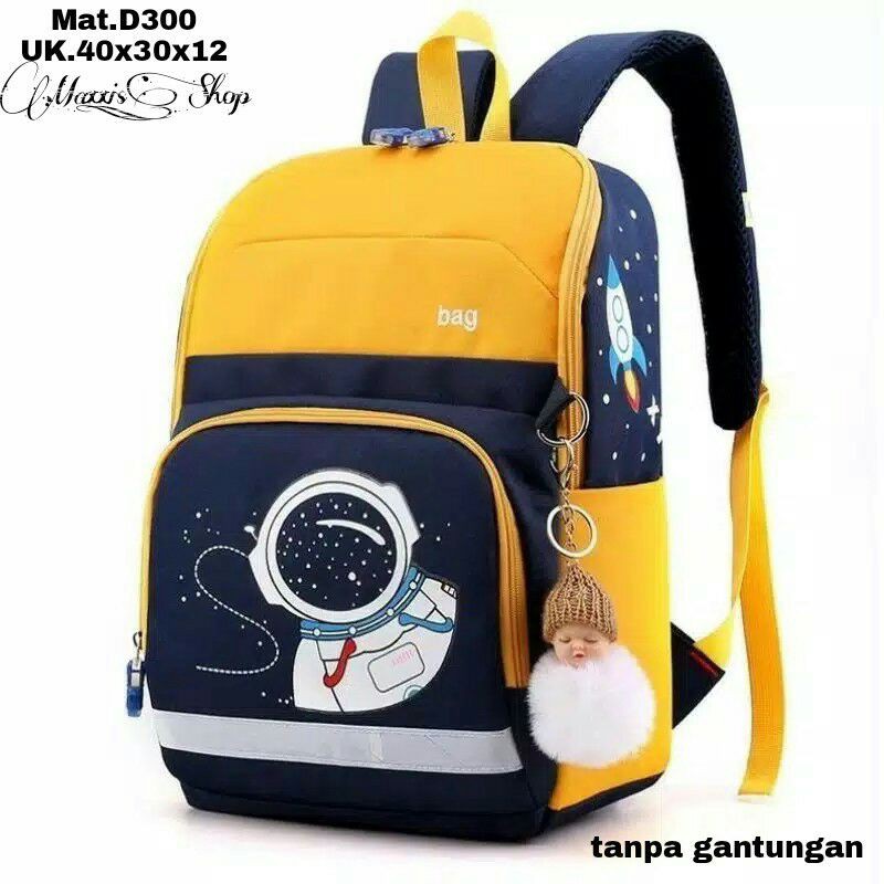 Tas Sekolah Anak Sd Tk Paud Backpack Cewek Cowok Ransel Backpack Sekolah Astronot