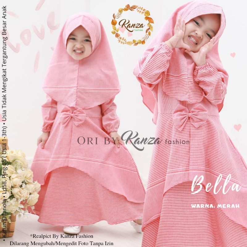 gamis anak usia 1-3th kanza fashion