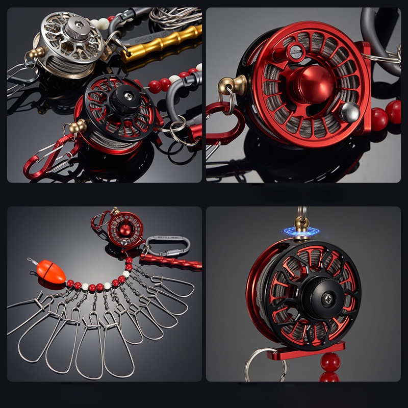 Lockfish Buckle 8M Steel Wire Rope Fishing Lock Buckle 1 Set 32Cm/195G 10 Stainless Steel Snaps Fishing Gear Fish Float Fishing Accessories