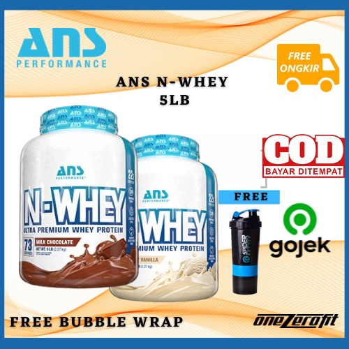ANS N Whey Nwhey N-Whey 5 Lb Whey Protein Concentrate Isolate Hydrolized BPOM