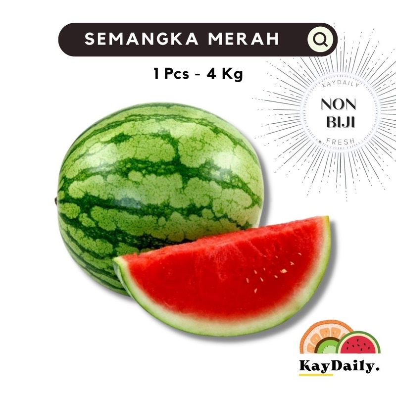 

SEMANGKA NON TANPA BIJI MERAH 1 BUAH