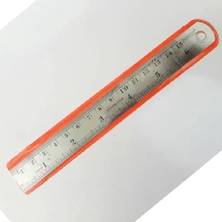 Penggaris Besi JOYKO 15cm/Garisan Besi/Ruler/Mistar Besi/Penggaris