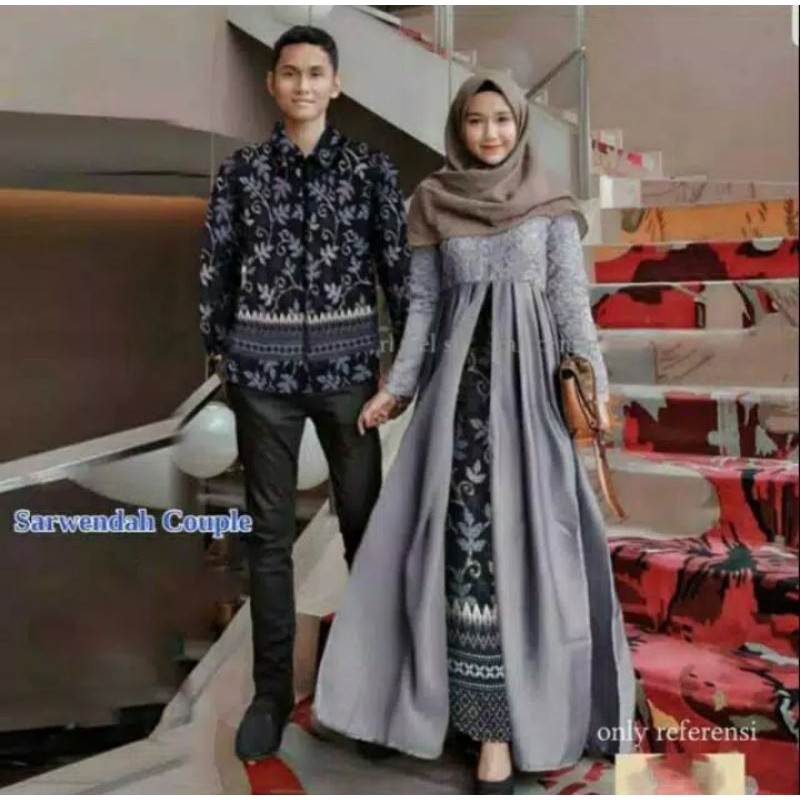 Couple Batik Cowo Cewe Buat Lamaran Kondangan Hajatan Nikahan Pengajian | Cp Sarwendah Faridah flow