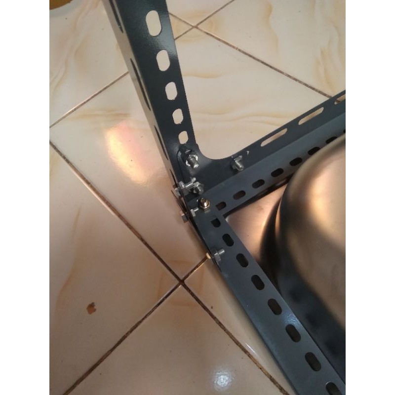 wastafel portable 2 bak cuci piring 80x50tanpa sayap