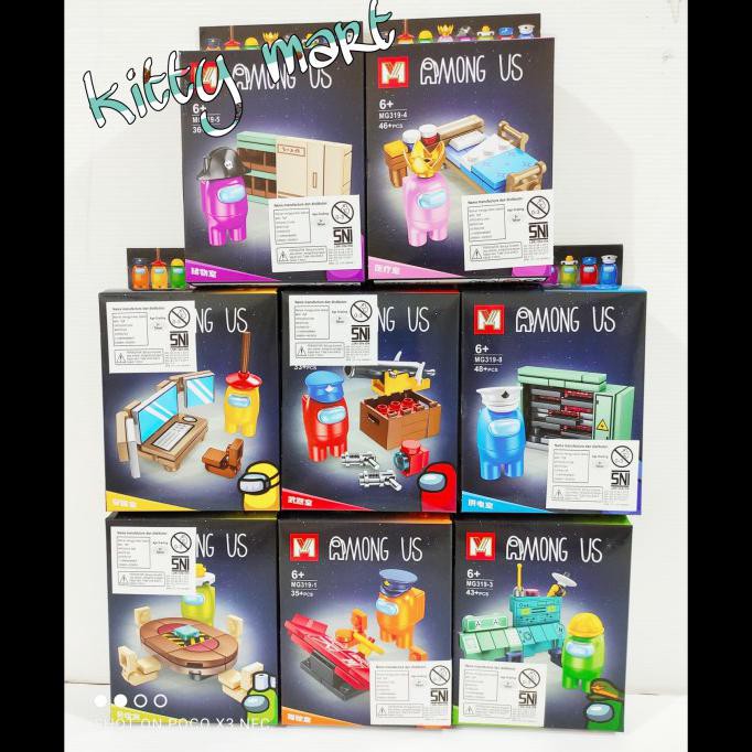 Sale Lego Kws Among Us Minifigure Set 8 Box - Set B Terbatas