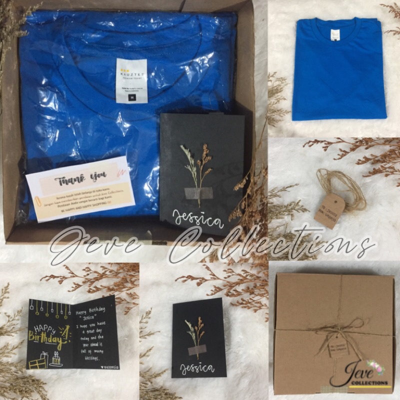 

Kado Hampers Gift Box Hadiah Kaos Polos Kauztee Ulang Tahun Graduation Wisuda Anniversary