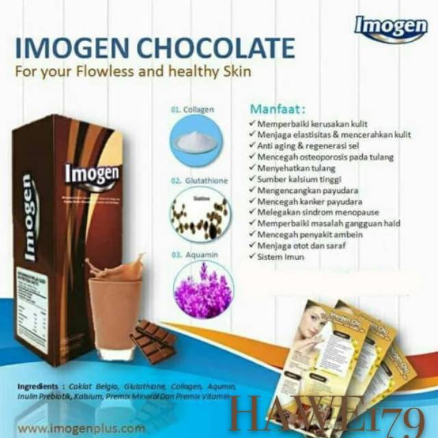 IMOGEN CHOCOLATE -Imogen Coklat Minuman Serbuk Susu dan Krimer Rasa Coklat 100% Original BPOM