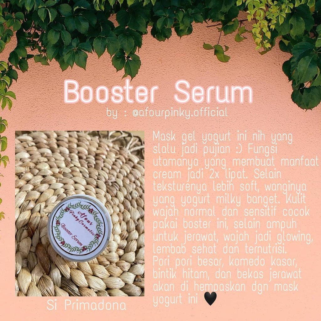 Booster Serum AfourPinkyCosmetic