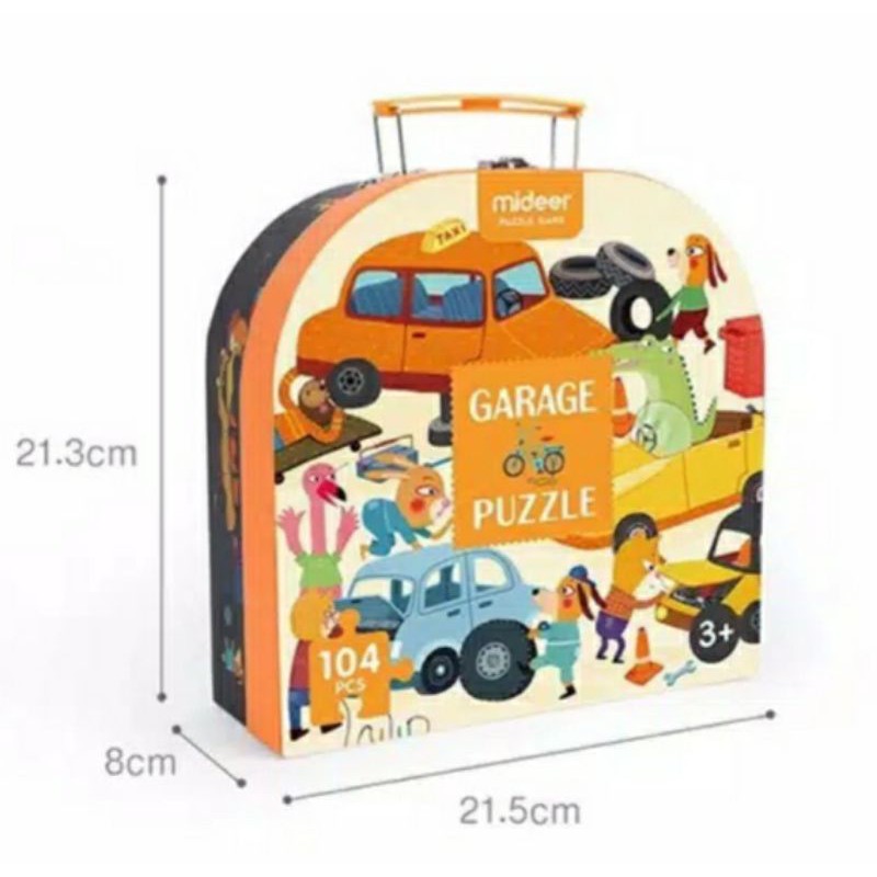 Mideer Gift Box Puzzle Koper Anak 104pcs