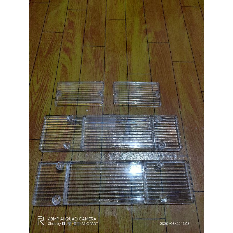 Mika kaca lampu belakang stoplamp cristal bening dan mika sein sen bemper cristal mitsubishi l300