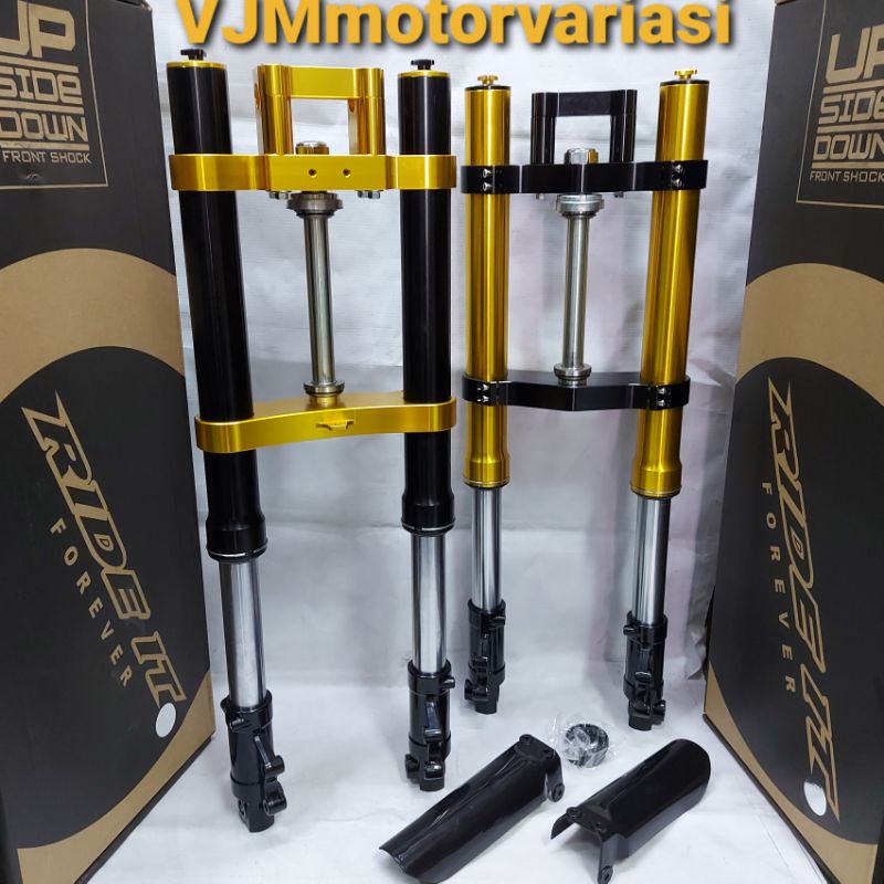 SHOK SHOK DEPAN USD UP SIDE DOWN RIDE IT SHOCK DEPAN RACING/SHOCK DEPAN TIGER /MEGAPRO CB150R/VERSA/