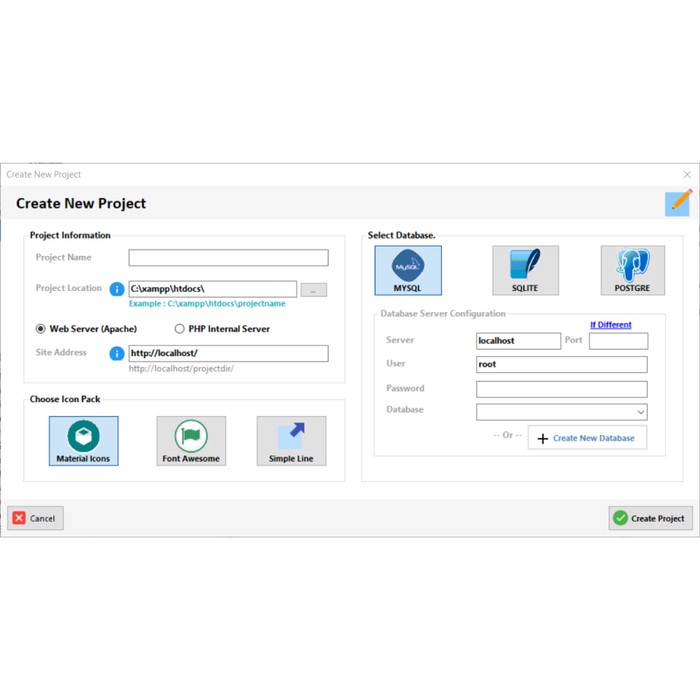 APLIKASI  PHPRad Vue / Classic Full Version  TERBARU
