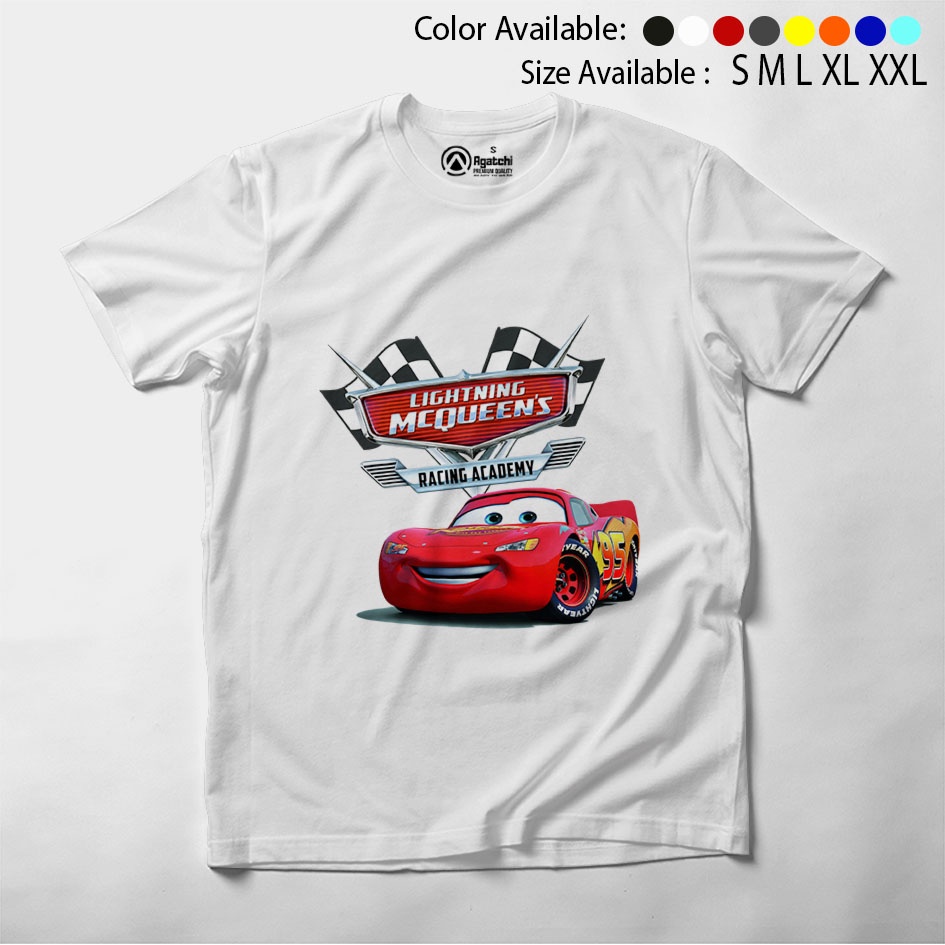 Kaos Atasan Anak Laki Laki Cars Lightning McQueen