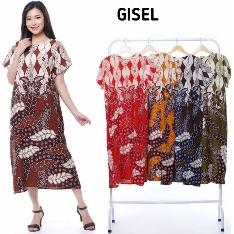 Baju Daster Wanita Remaja Dewasa Busui Lengan Pendek Motif Batik