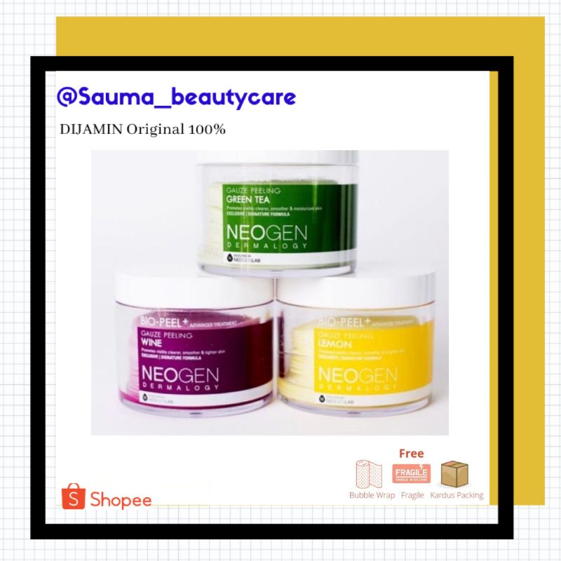 neogen bio peel - neogen peeling pad gel wajah - bio peel neogen - neogen dermalogy bio peel sachet