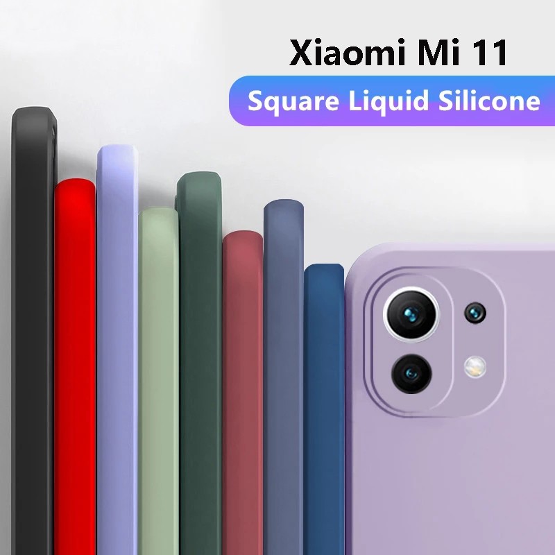 Soft Case Xiaomi Mi 11 Xiaomi 11 Lite Xiaomi 11 Ultra Liquid Silikon Slim Skin Candy Macaron Bludru