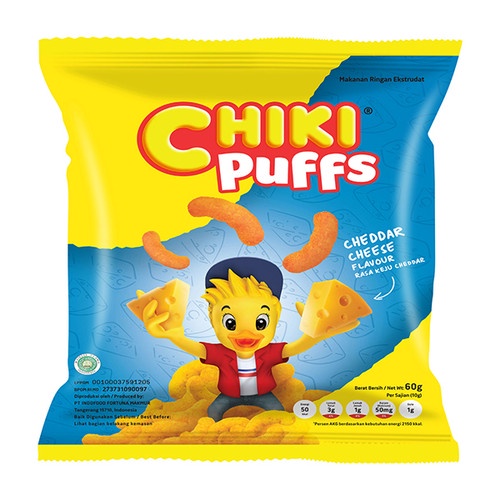 

CHIKI PUFFS CHEDAR CHEESE 60G