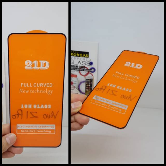 KOREAN Tempered Glass Vivo Z1 Pro 6.53 inch FULL SCREEN TG 5D 6D 9D Vivo Z1 Pro FULL LAYAR FULL GLUE