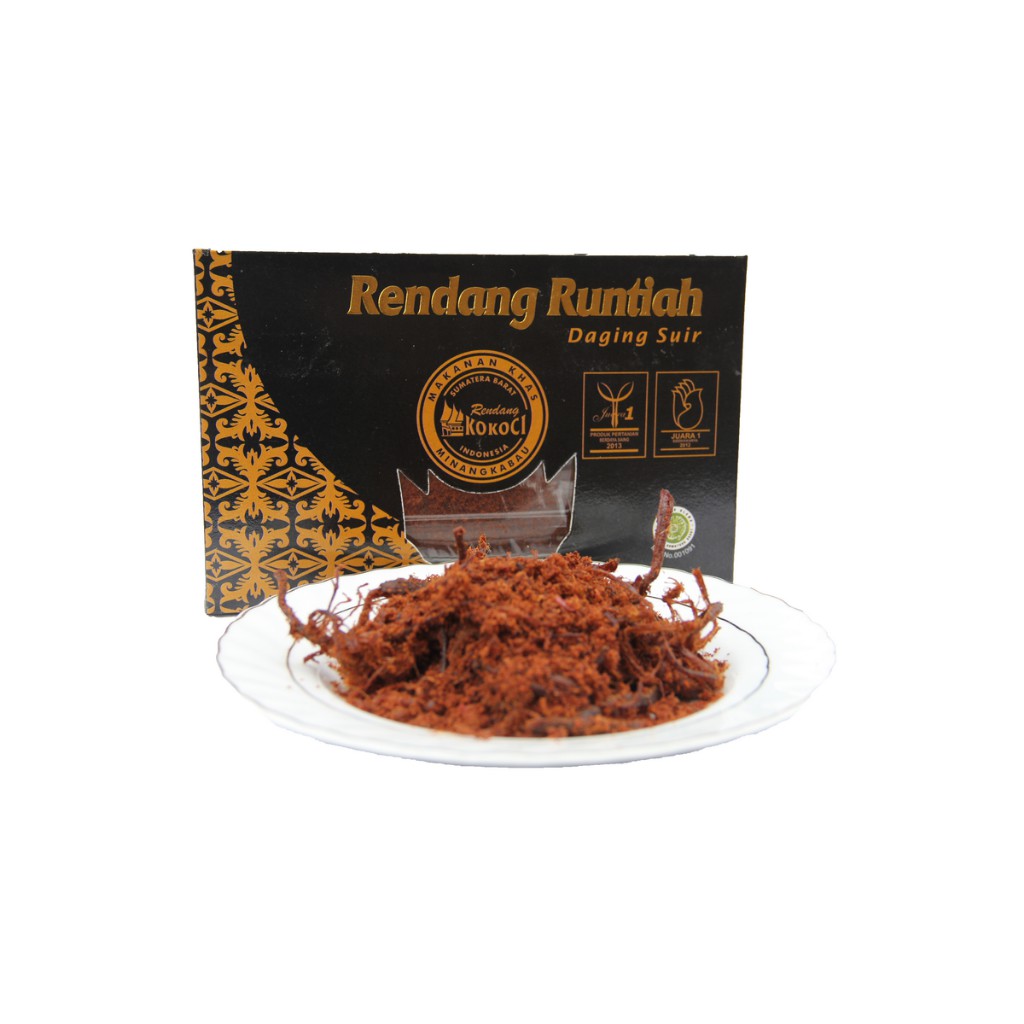 

Rendang Daging Suir Merek Kokoci Khas Padang