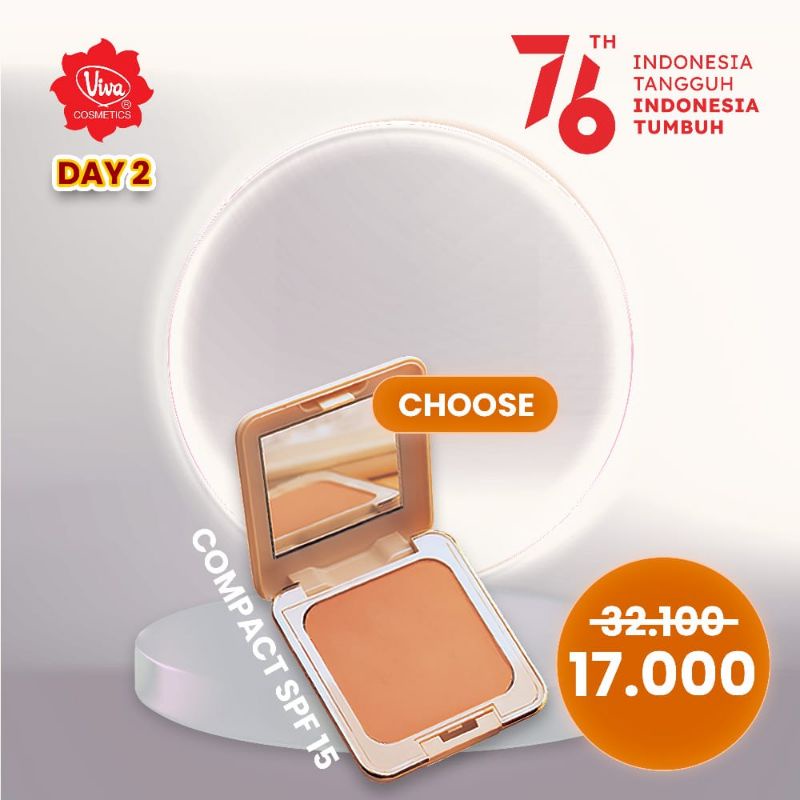 Viva Queen Compact Powder SPF 15 Bedak Padat