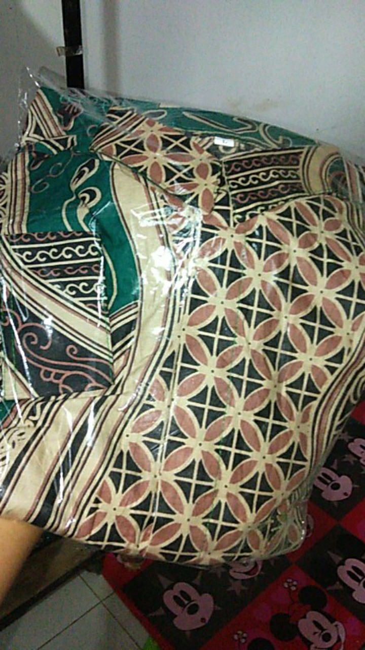 Baju Batik Pria Slimfit Big Size M L Xl Xxl Atasan Kemeja Batik Lengan Panjang Original