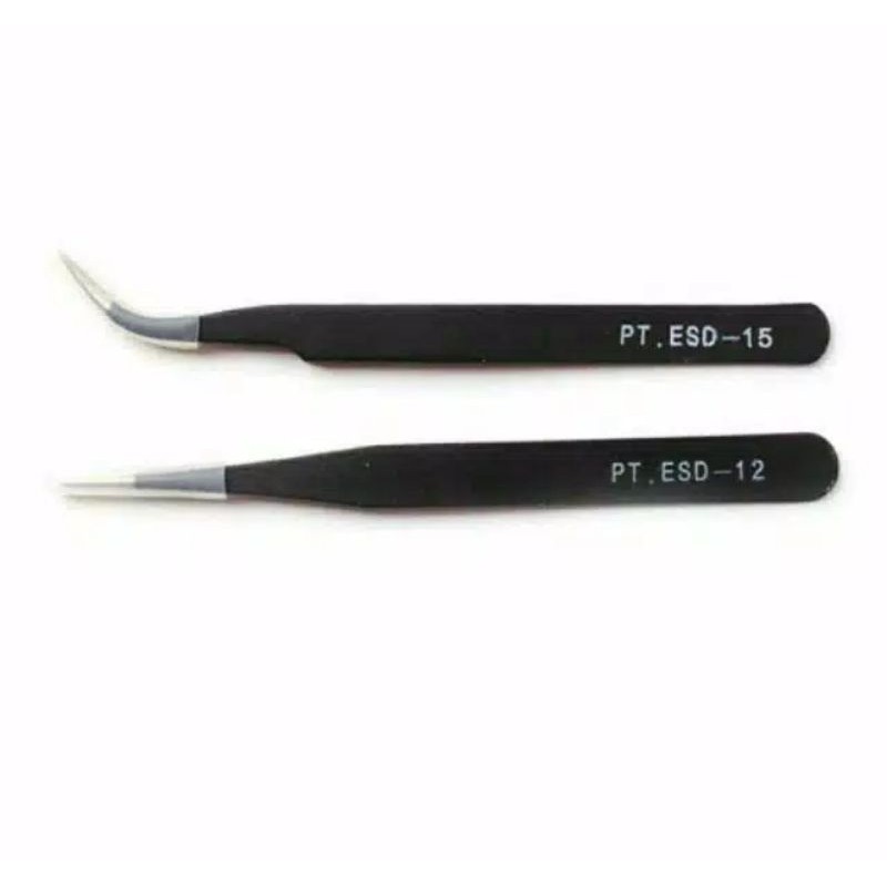 PINSET VETUS TWEEZER SEPASANG (BENGKOK DAN LURUS)