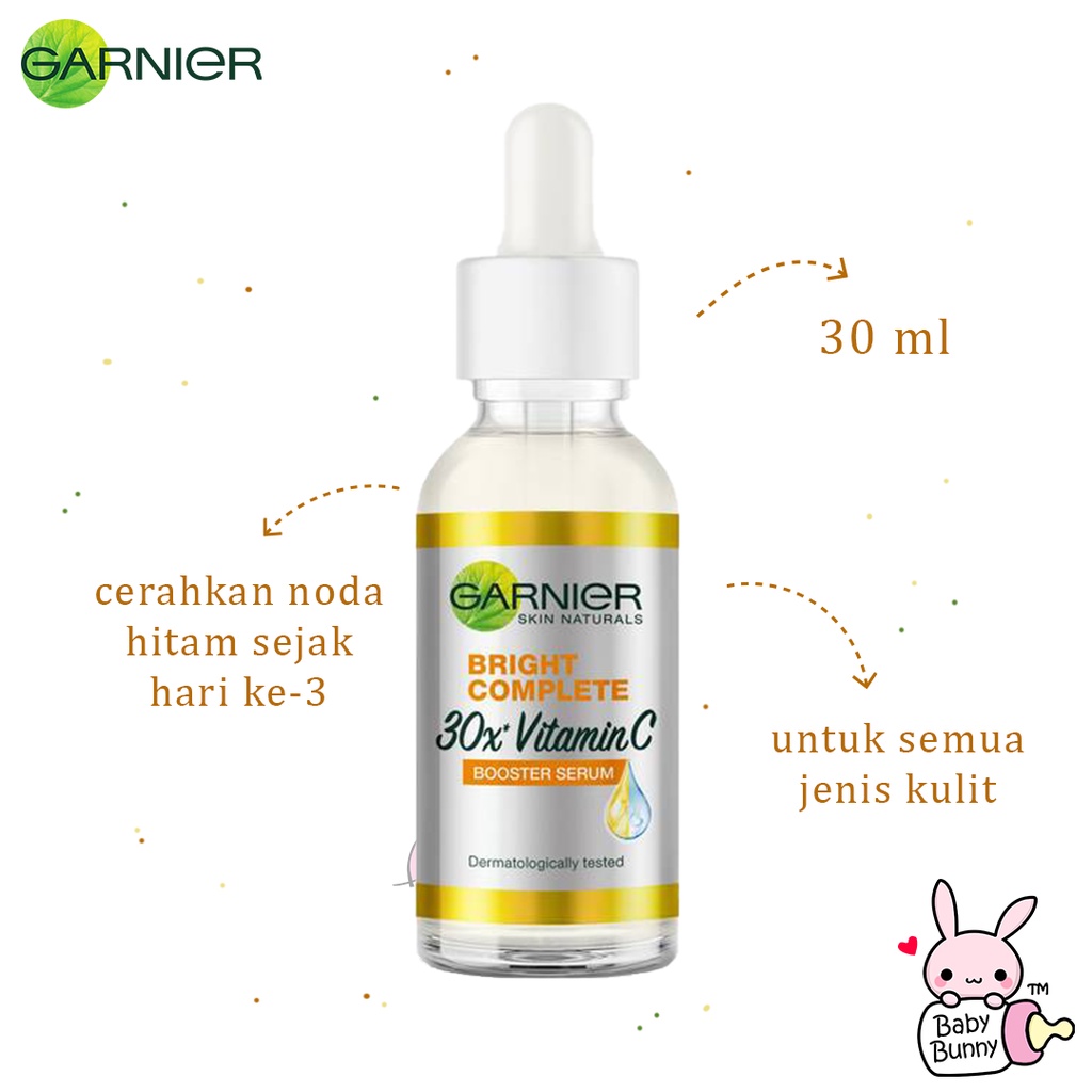 ❤ BELIA ❤ Garnier Light Complete Vitamin C 30x Booster Serum 30mL |  7.5mL (✔️BPOM)