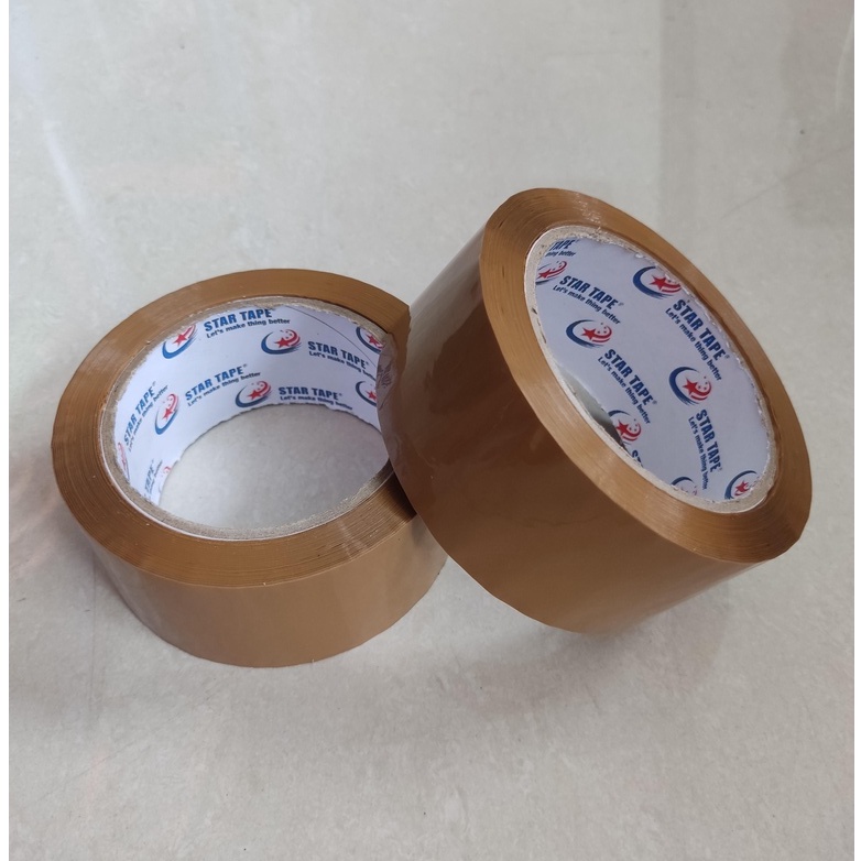 

STAR TAPE Lakban Coklat 45 mm 80 yard/ Isolasi Solatip Coklat Lengket KUALITAS TERBAIK MURAH