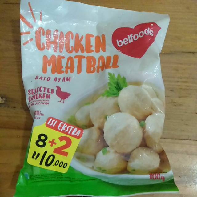 

Belfoods chicken meatball baso ayam 100 g