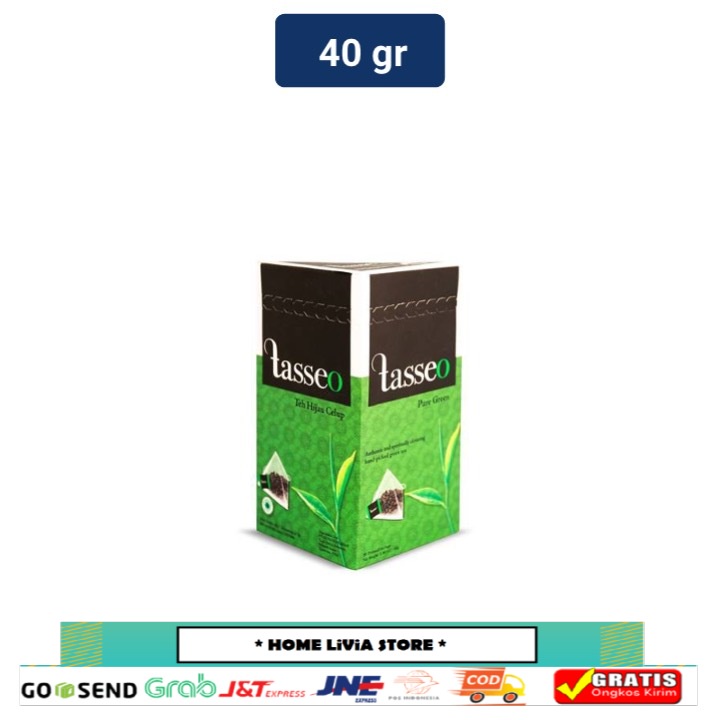 

Tasseo Premium Tea Bag Pure Green 40 gr
