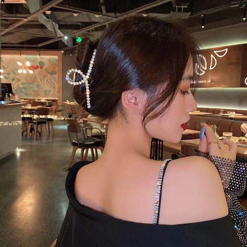 Jepit rambut korea premium jedai wanita motif mutiara zirkon 11.5cm baru JD13#