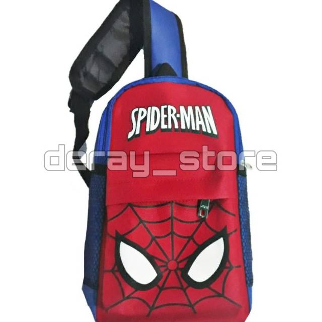 tas selempang anak/tas bahu anak/tas karakter anak/tas anak dorarmon/tas anak spiderman
