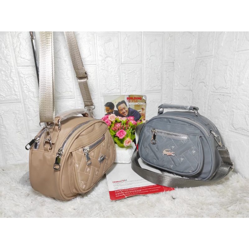Tas Selempang Wanita Ar Rahman Sling Bags Trendy Model H0W7 Tas ootd Kekinian jalan jalan lucu unik 