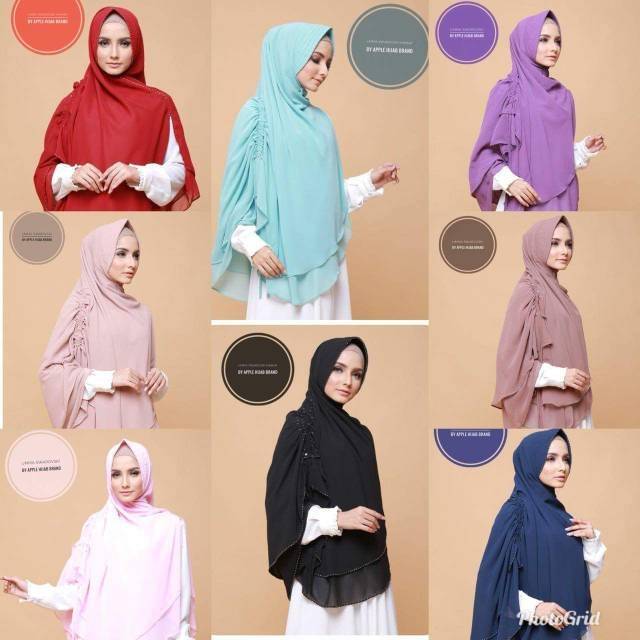 Khimar umma bahan ceruti baby doll